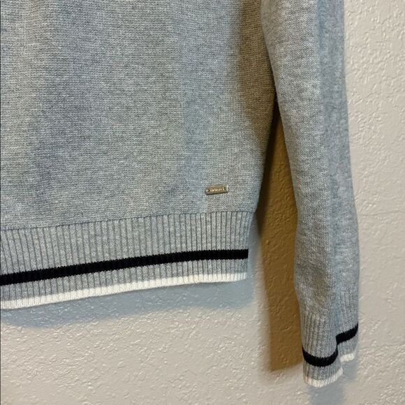 Tommy Hilfiger Gray Cardigan Cotton sweater M - Picture 4 of 7